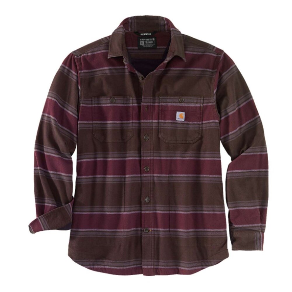 Carhartt  Shirt Men's 2XL Tall Flannel Relaxed Fit Fleece Lined  [New With Tags}
